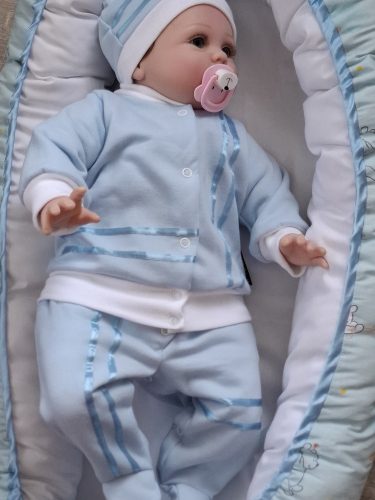 BébiNett - Mill- 3 részes újszülött baba együttes kés szalagos
