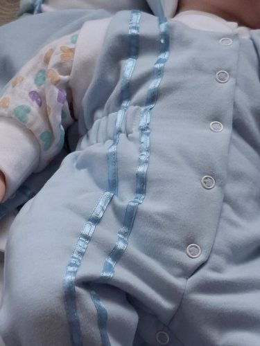 BébiNett - Mill- 3 részes újszülött baba együttes kés szalagos