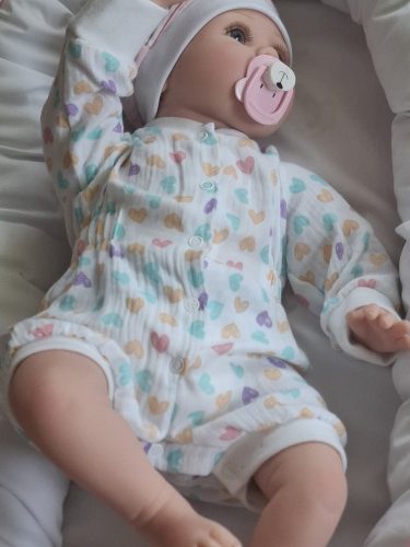 BébiNett - Mill- 3 részes újszülött baba együttes kés szalagos