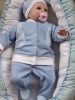 BébiNett - Grave 3 részes újszülött baba együttes és szett középkék