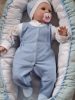 BébiNett - Grave 3 részes újszülött baba együttes és szett középkék