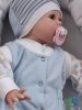 BébiNett - Neft 3 részes újszülött baba együttes és szett  kék csíkos