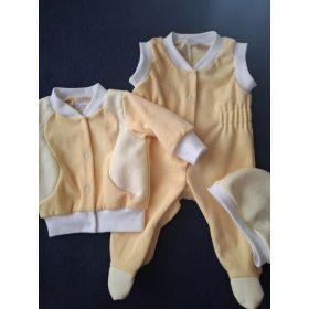  BébiNett - Elspeet 3 részes újszülött baba együttes és szett napsárga