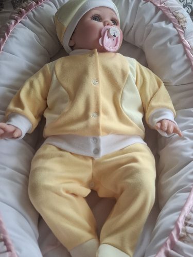 BébiNett - Elspeet 3 részes újszülött baba együttes és szett napsárga