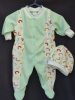 BébiNett - Duffel baba rugdalózó sapkával almazöld