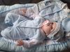 BébiNett - Ermelo 3 részes újszülött baba együttes kék hóemberrel