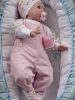 BébiNett - Haler 3 részes újszülött baba együttes és szett rózsaszín