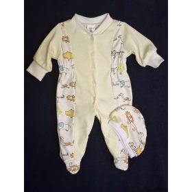   BébiNett - Grolloo baba rugdalózó sapkával vékony, világos sárga