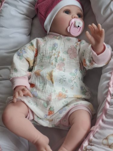 BébiNett - Raust baba rugdalózó sapkával polár, eper szín