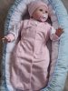 BébiNett - Xanten baba rugdalózó pólyanadrág rózsaszín ujjatlan 