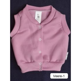   BébiNett - Veere baba mellény pamut ujjatlan középrózsaszín