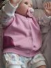 BébiNett - Veere baba mellény pamut ujjatlan középrózsaszín
